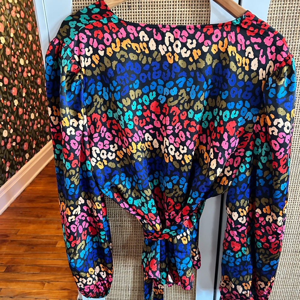 Anthropologie NWT Never Fully Dressed Wrap Top - Picture 2 of 11